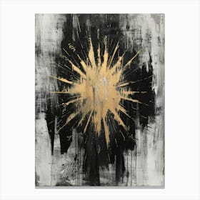 Gold Burst Canvas Print