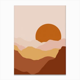 Bohemian Sunset 2 Canvas Print