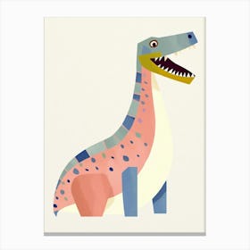 Nursery Dinosaur Art Compsosuchus Canvas Print