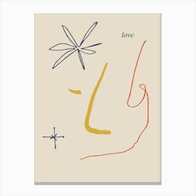 Love Abstract Canvas Print