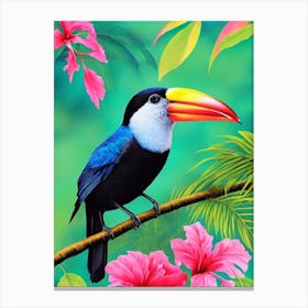 Kiwi Tropical bird Canvas Print