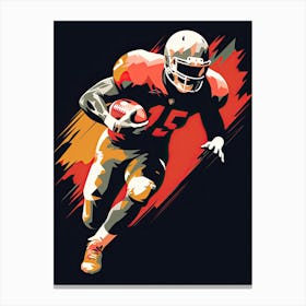 American Football Player 45 Canvas Print