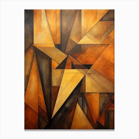 Dynamic Geometric Abstract Illustration 9 Canvas Print