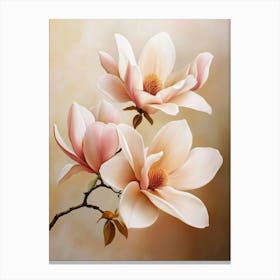 Magnolia Blossoms Canvas Print