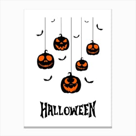 Halloween, Halloween gift, scary gift, Halloween party, Halloween design, Halloween painting.2 Canvas Print