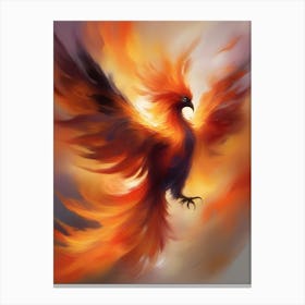 Fiery Phoenix 3 Canvas Print