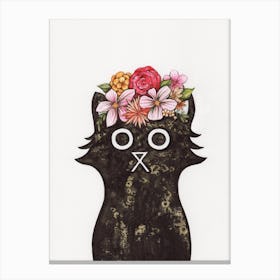 Frida Cat Canvas Print