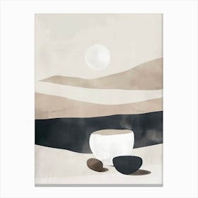 Dunes Of Peace Minimalist Style Canvas Print