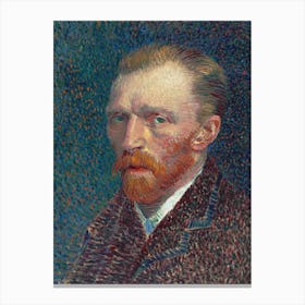 Van Gogh - Self Portrait 3 Canvas Print