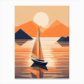 Boat Meditation Canvas Print