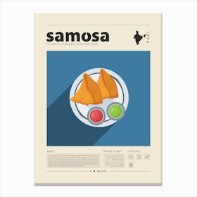 Samosa Canvas Print