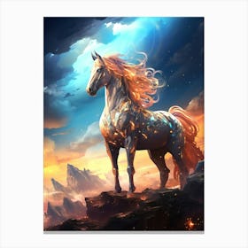 Horse In The Sky Canvas Print