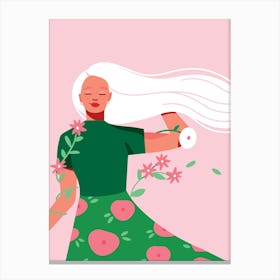 Spring Dreams – Pink Art Print Canvas Print