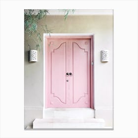 Pink Door Canvas Print