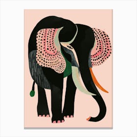 Abstract Elephant Canvas Print