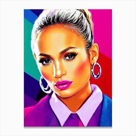 Jennifer Lopez Pop Movies Art Movies Canvas Print