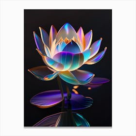 American Lotus Holographic 6 Canvas Print