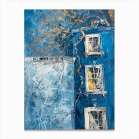 Blue House 3 Canvas Print