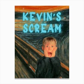 Kevin'S Scream Canvas Print