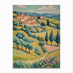 Tuscany Hills Canvas Print