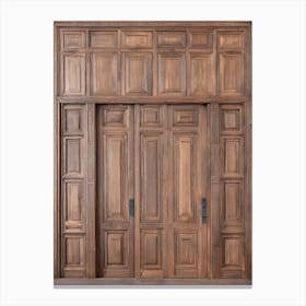 Door Photo realistic illustration, 1320 Canvas Print