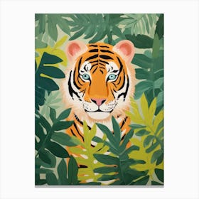 Tiger In The Jungle 17 Canvas Print