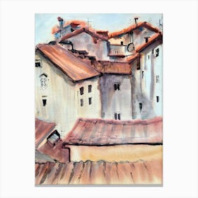 Roofs Of Florence Canvas Print