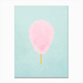 Pink Cotton Candy Canvas Print