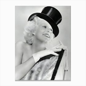 Jean Harlow Vintage Canvas Print