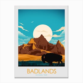 Badlands Canvas Print