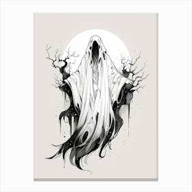 Ghost In The Woods Canvas Print