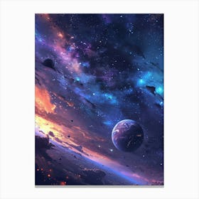 Space Wallpaper 14 Canvas Print