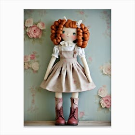 Vintage Doll Collection Redhead Clarissa Canvas Print