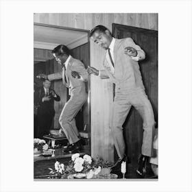 Sammy Davis Jr Dancing On Tables, 1966 Canvas Print