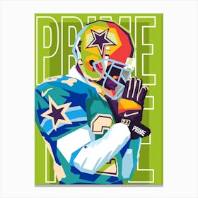 american football Canvas Print