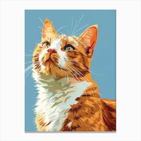 Orange Tabby Cat 15 Canvas Print