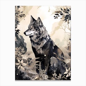 Wolf Painting  3 Canvas Print