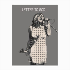 Letter To God Hole 1 Canvas Print