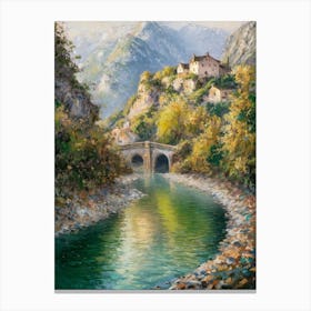 River In The Mountains 1 Canvas Print