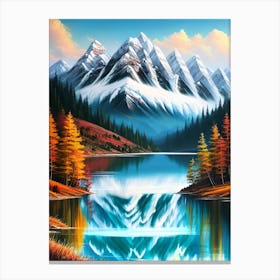 Mountain Lake 29 Canvas Print