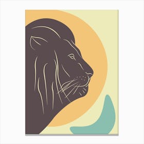 Lion'S Head Canvas Print