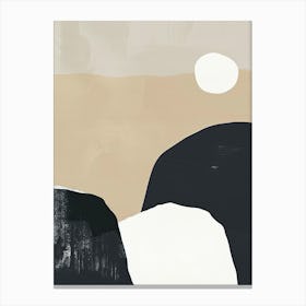 Echoed Simplicity Minimalist Style Canvas Print