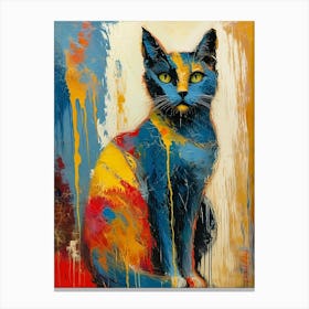 Cat Insomnia Canvas Print