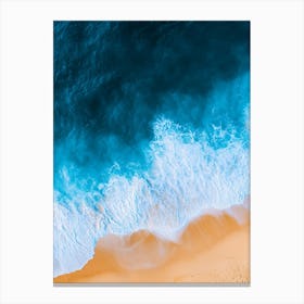 Aerial View Of A Beach 40 Canvas Print