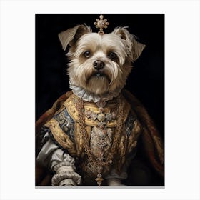 King Dog Canvas Print