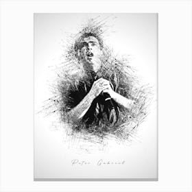 Peter Gabriel Canvas Print