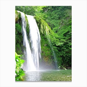 Diamond Falls, Saint Lucia Majestic, Beautiful & Classic (3) Canvas Print