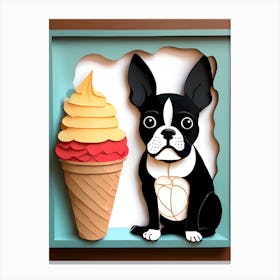 Boston Terrier 74 Canvas Print