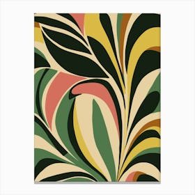 Abstract Leaves Canvas Print