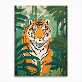 Tiger In The Jungle 31 Canvas Print